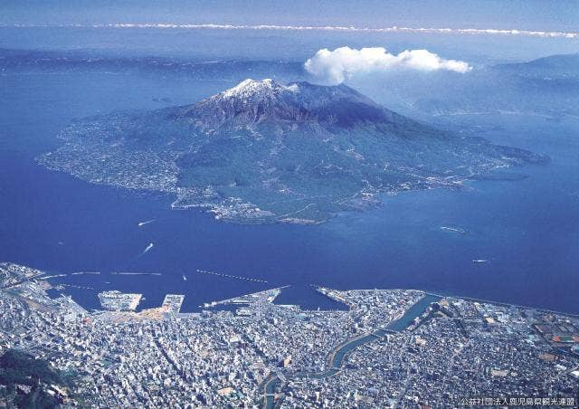 桜島空撮