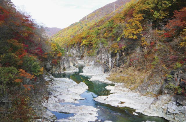 龍王峡紅葉