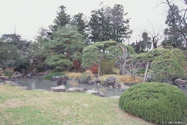 梁川城跡及び庭園