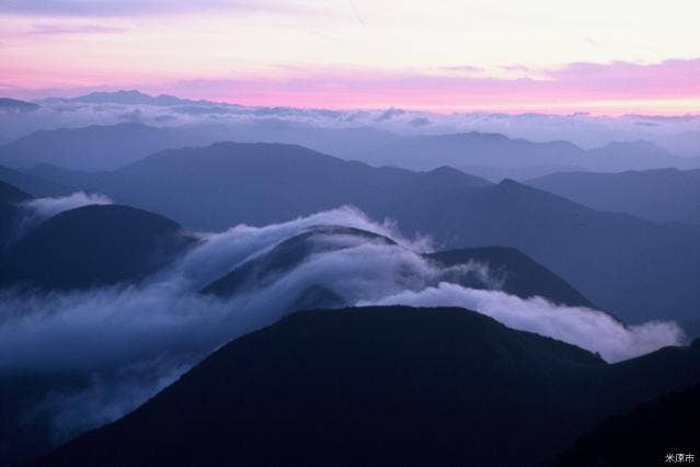 伊吹山山頂での雲海