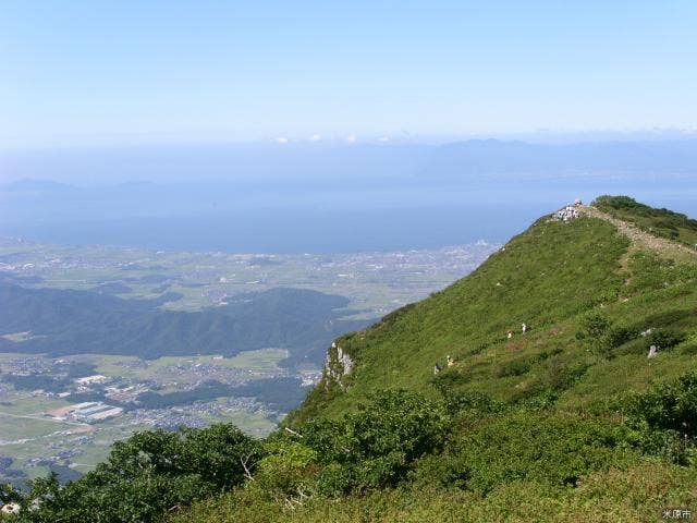 伊吹山頂からの展望