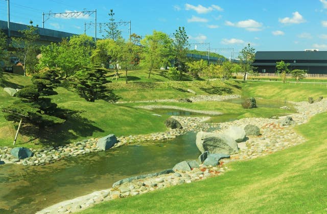 大友氏館跡庭園