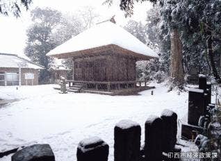 光堂の雪景