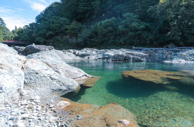 和賀川 弁天島付近