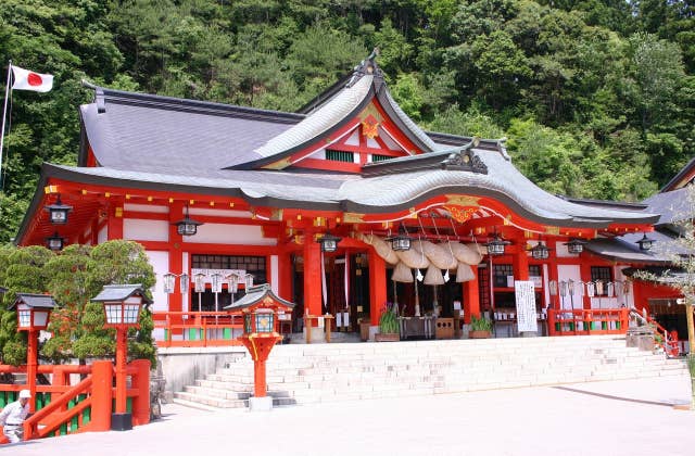 太皷谷稲成神社境内の写真