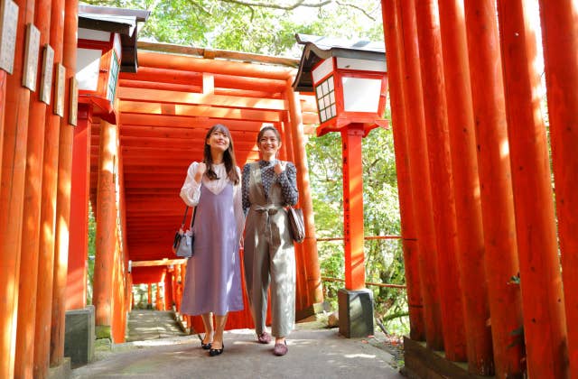 太皷谷稲成神社の参道