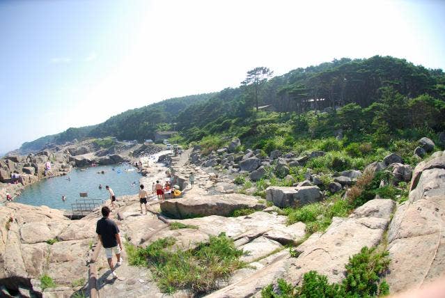 久慈市 侍浜海水プール