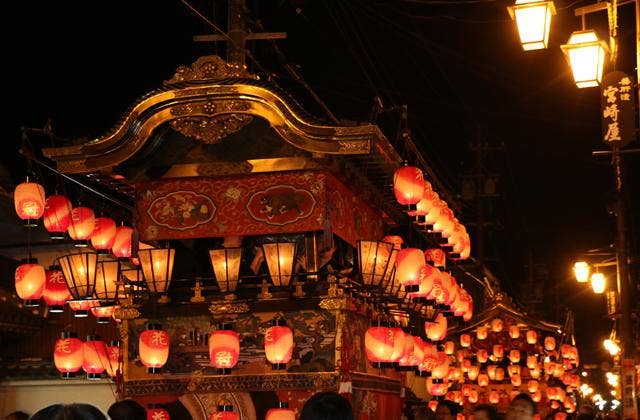 上野天神祭宵山風景