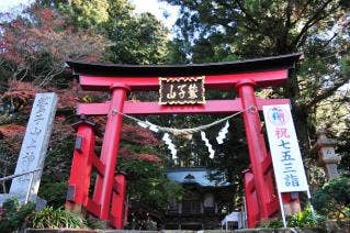 鷲子山上神社鳥居