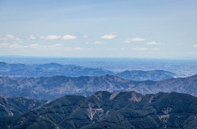 舟伏山山頂からの眺め（南方向）