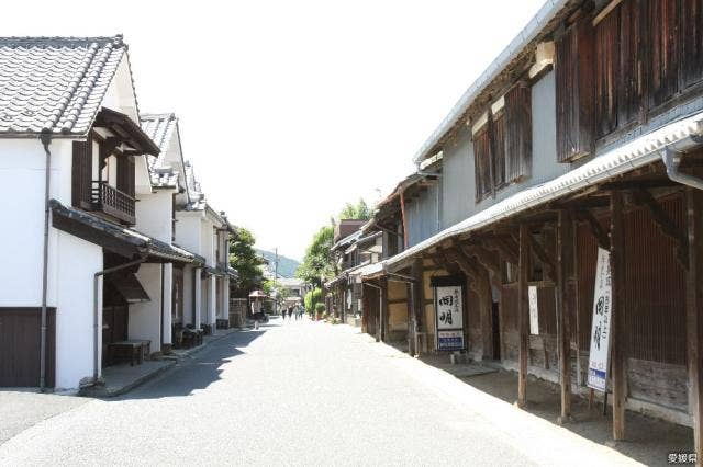 宇和町卯之町の町並み