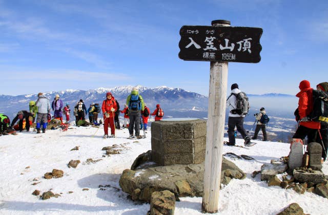 入笠山山頂（冬）