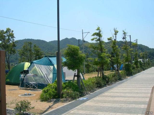 台キャンプ場