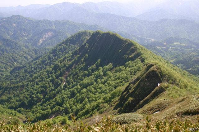 山伏岳びょうぶ尾根