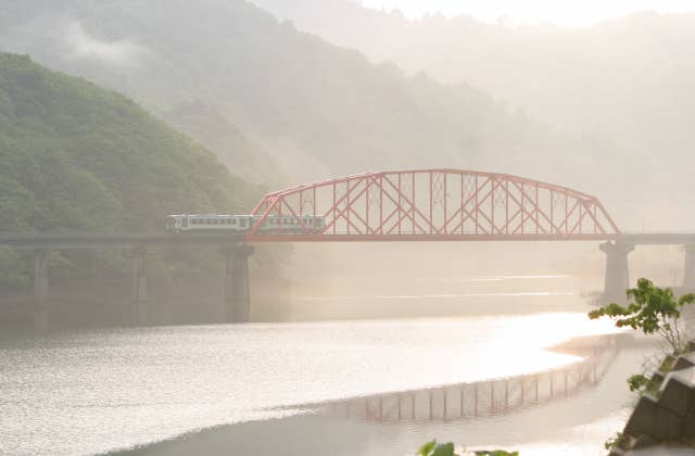 錦秋湖 第二和賀川橋梁