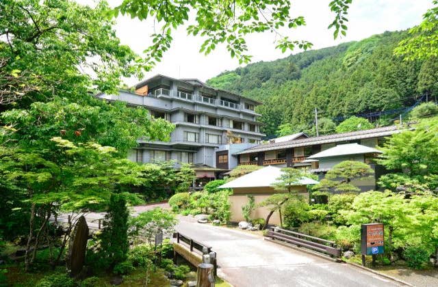 夏の名栗温泉大松閣