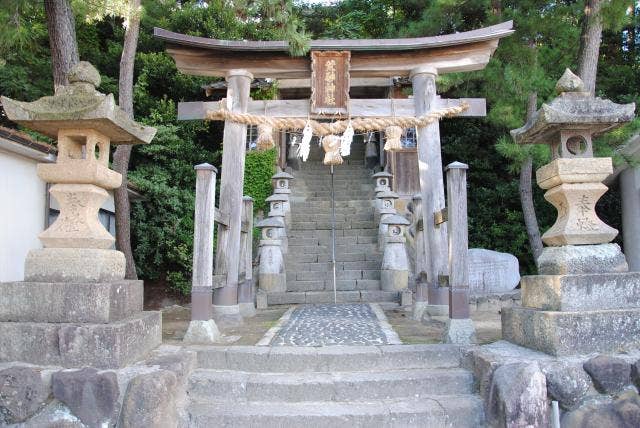 荒砂神社入口