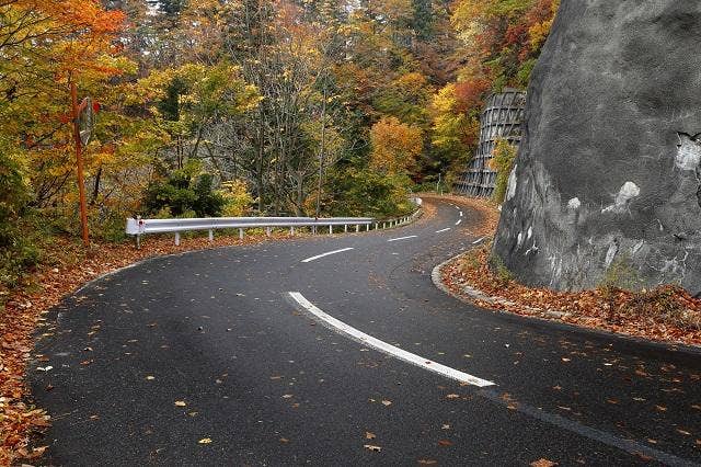 坂梨峠の紅葉(2)