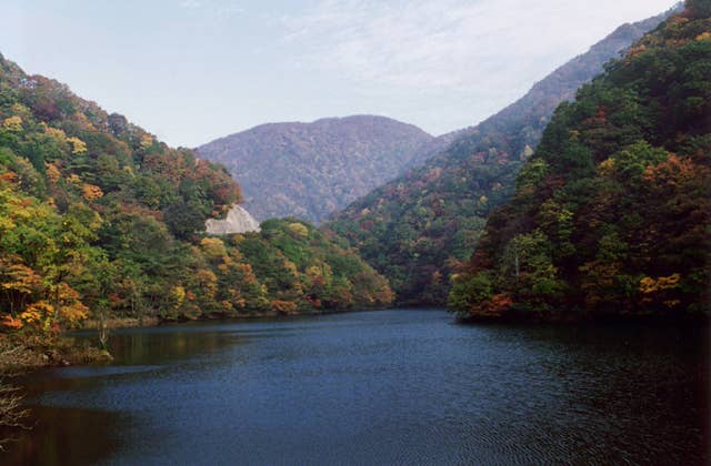 木地山ダム湖