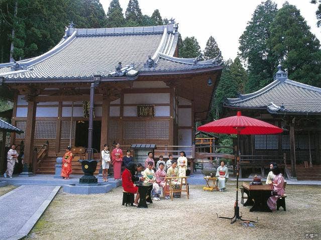 無動寺・野点