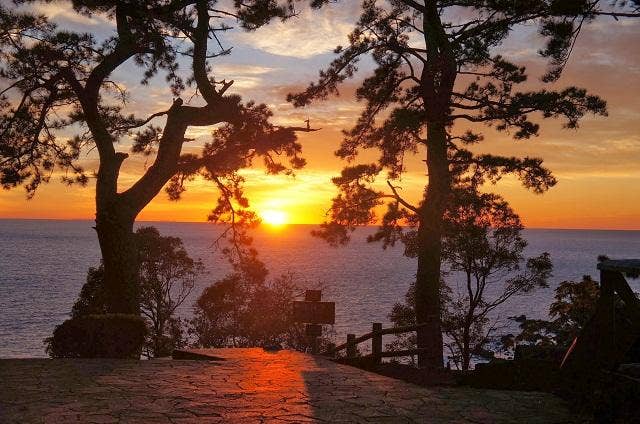 真鶴岬からの日の出