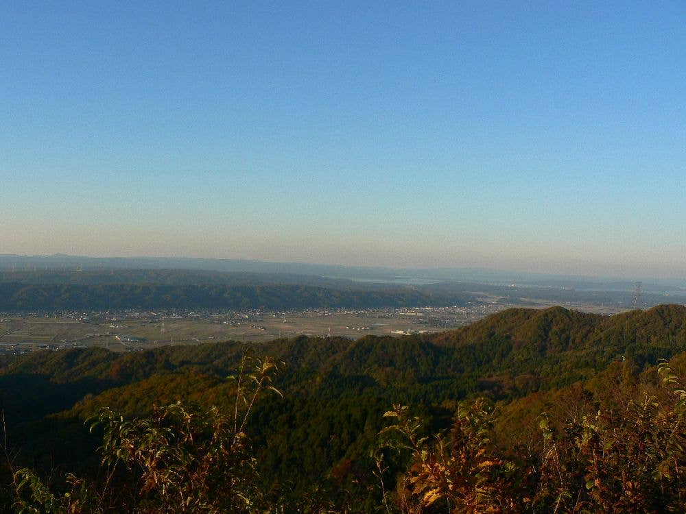 羽咋市　碁石ヶ峰山頂 初日の出