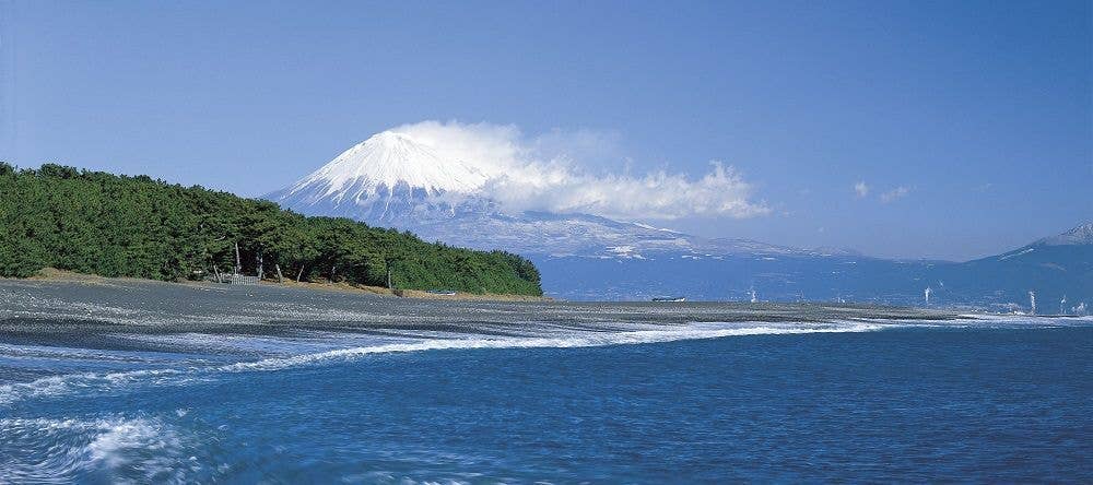 静岡市　三保松原 初日の出