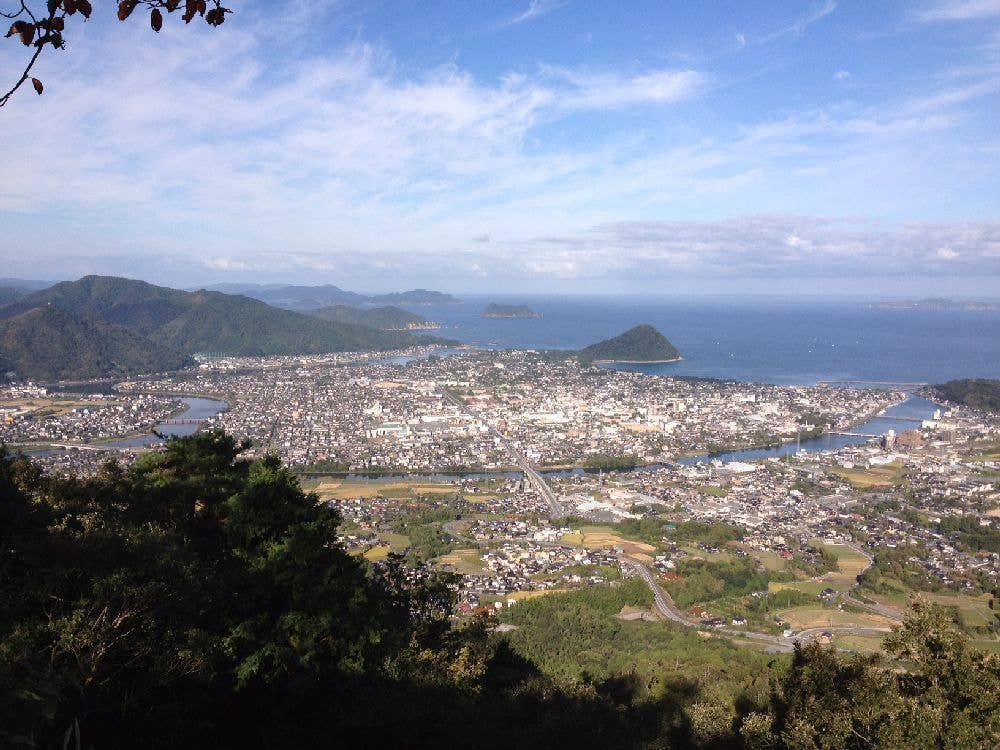 萩市　田床山 初日の出