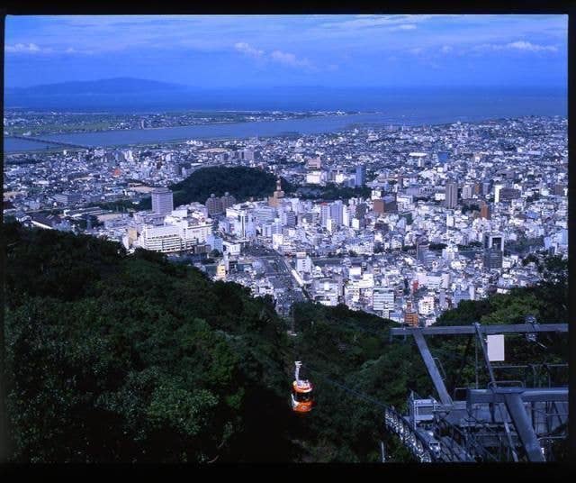 徳島市　眉山山頂展望所 初日の出