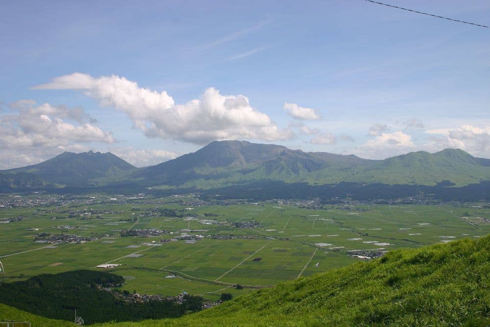 阿蘇市　大観峰展望所 初日の出