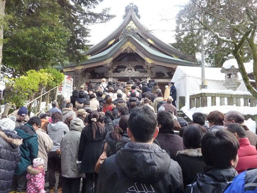 太平山三吉神社 初詣