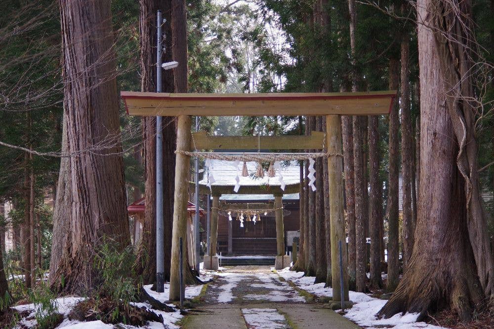 扇田神明社 初詣