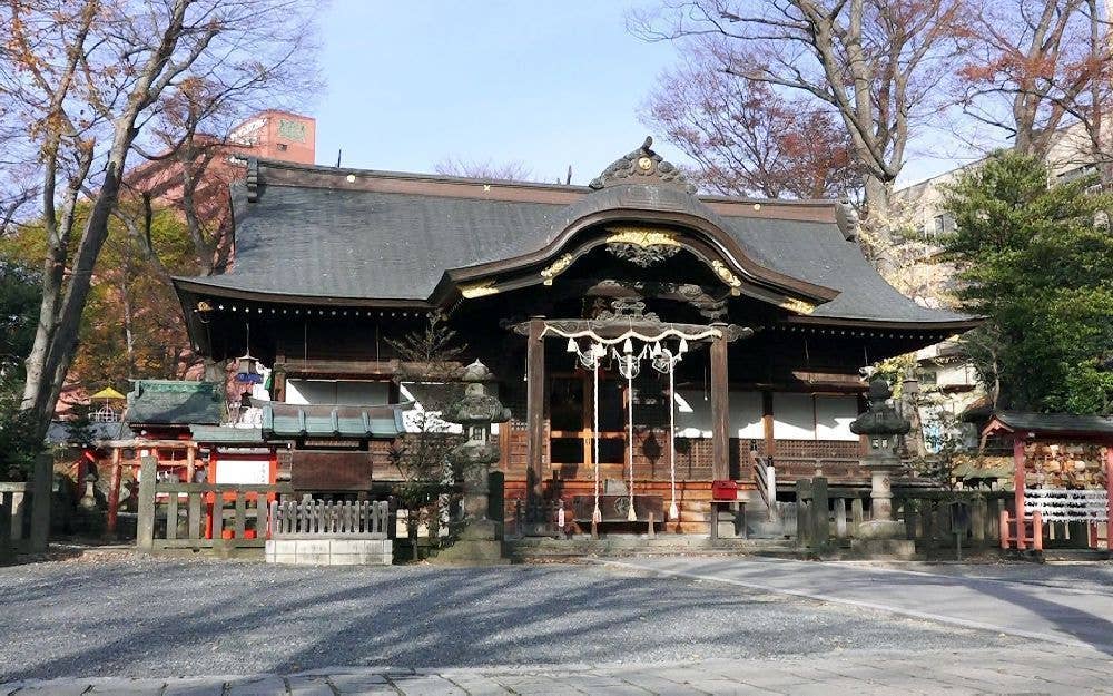 安積国造神社 初詣