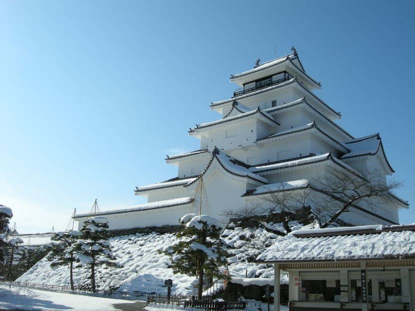 鶴ヶ城元旦登閣