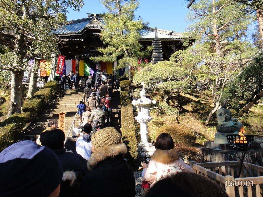 吉見観音（安楽寺） 初詣