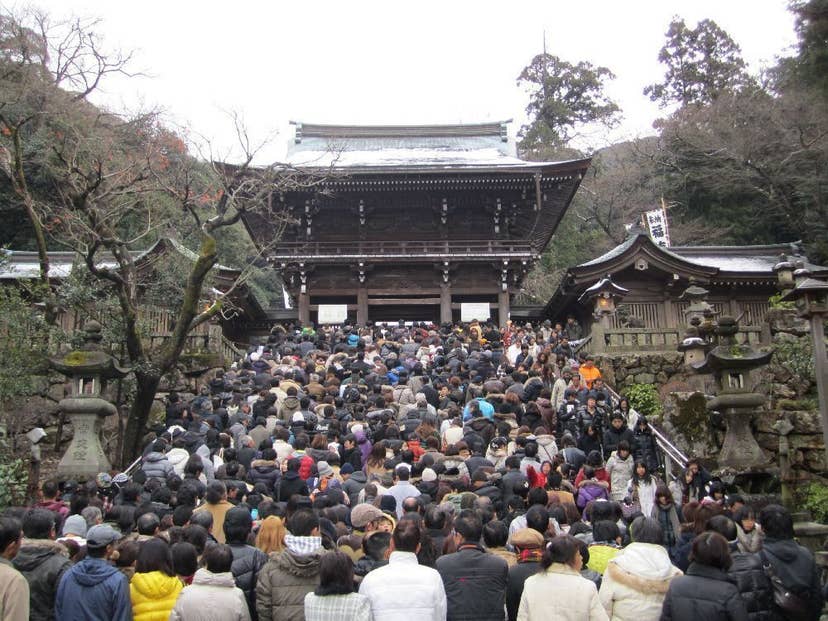 伊奈波神社 初詣