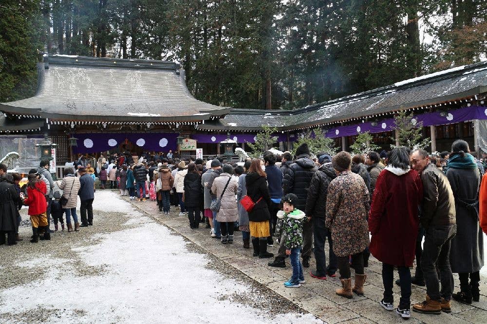 飛騨一宮水無神社 初詣