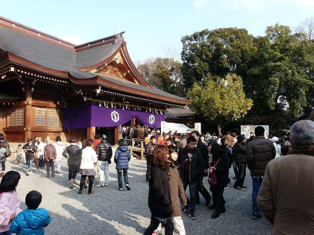 砥鹿神社 初詣