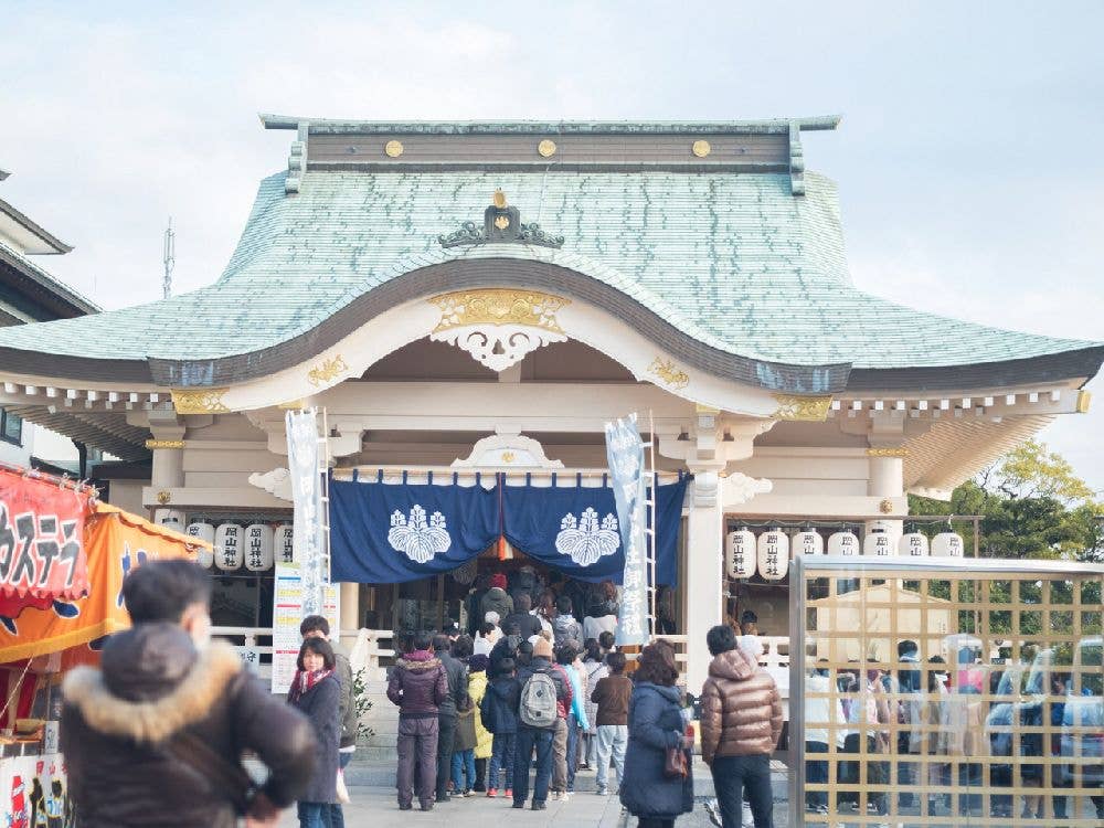 岡山神社 初詣