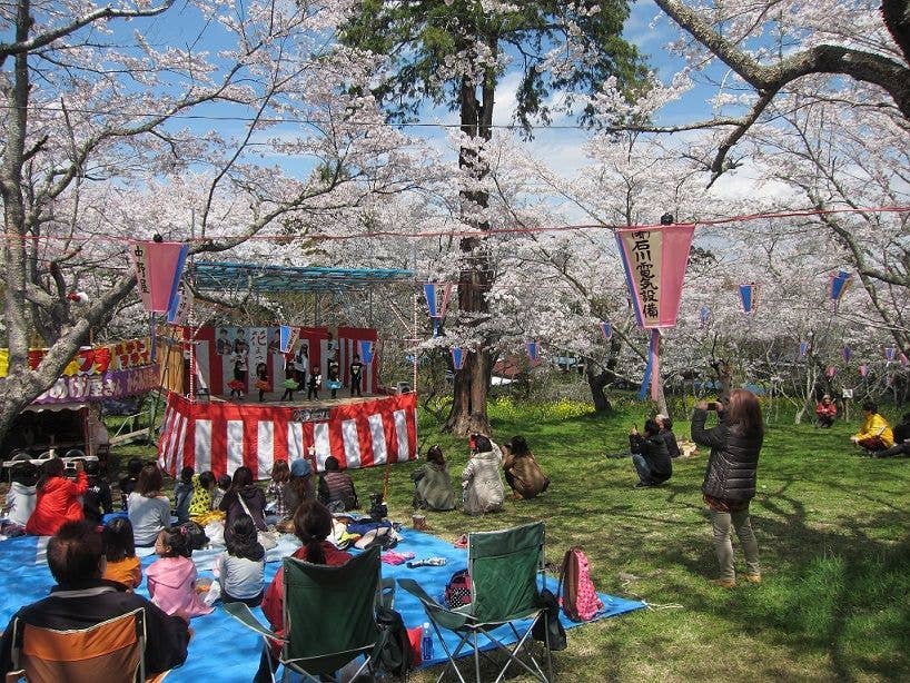 鶴舞公園（県立笠森鶴舞自然公園）の桜