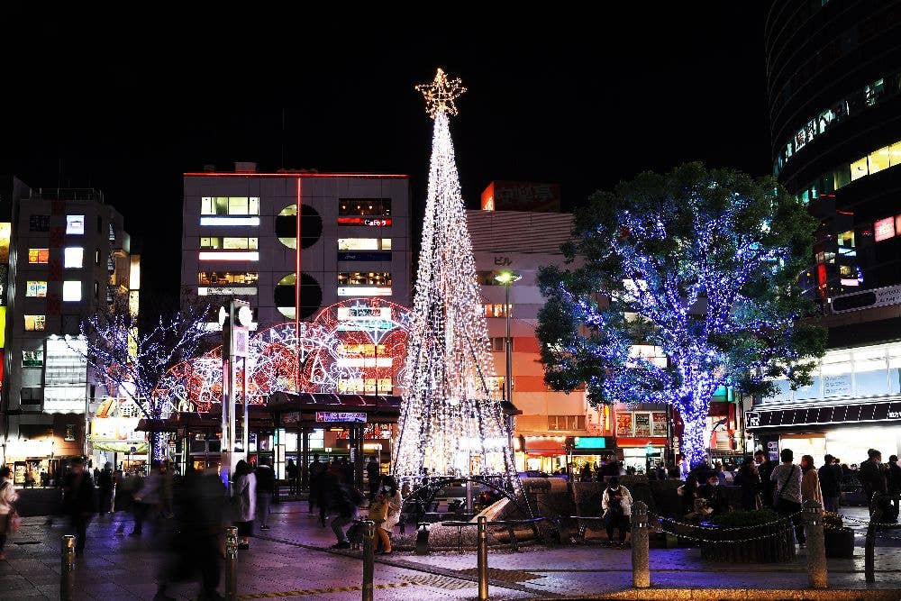 JR赤羽駅東口駅前・西口駅前商店街イルミネーション