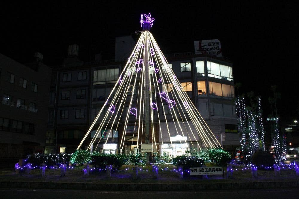 桜井駅前イルミネーション