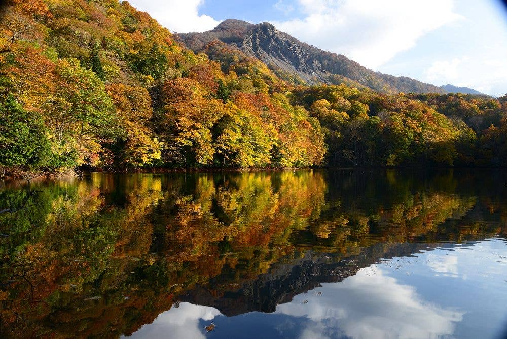 十二湖の紅葉