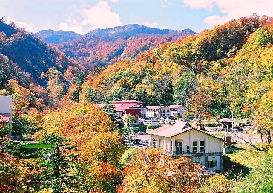 夏油高原温泉郷の紅葉