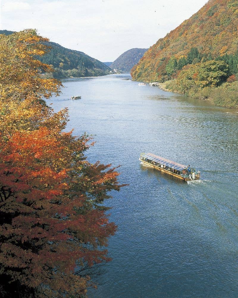 最上峡の紅葉