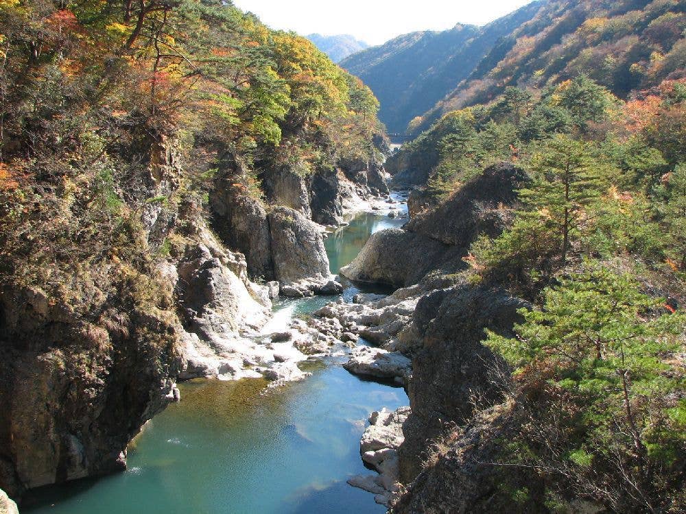 龍王峡の紅葉