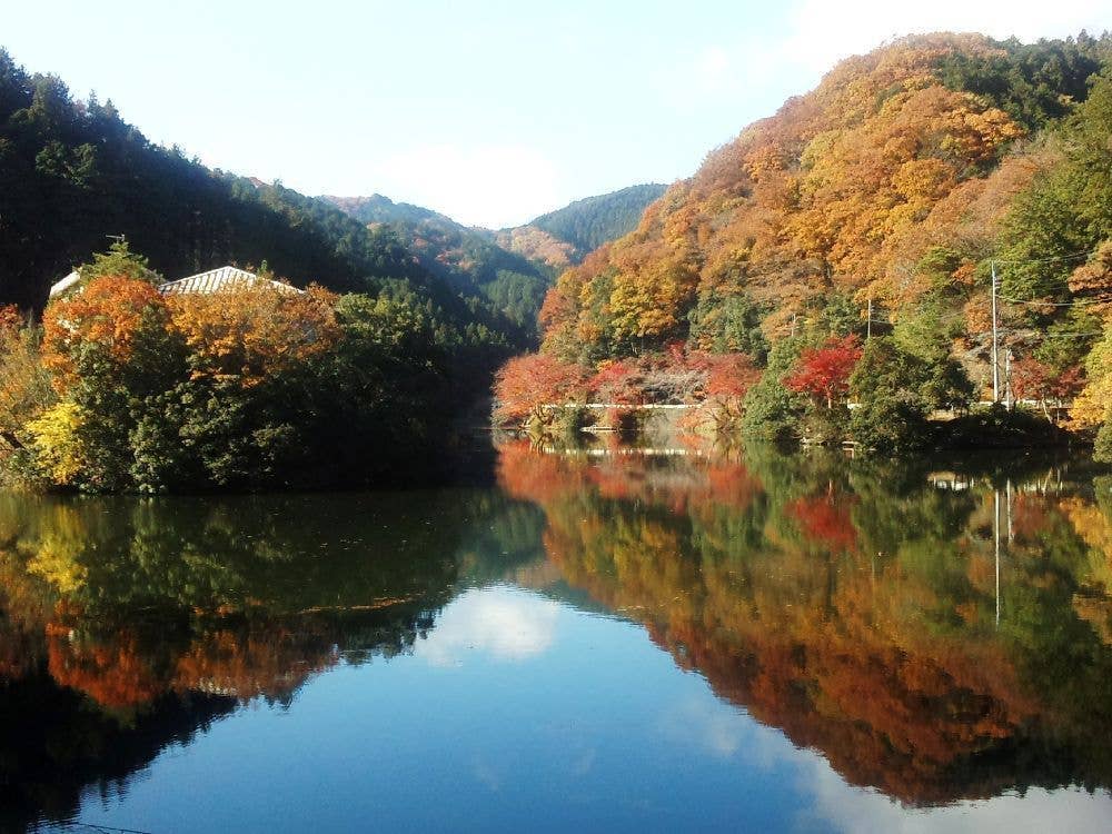 鎌北湖の紅葉