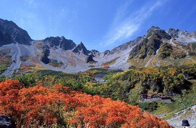 涸沢方面の紅葉