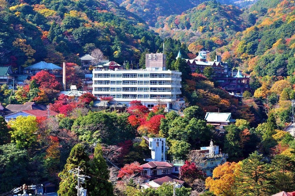 湯の山温泉の紅葉