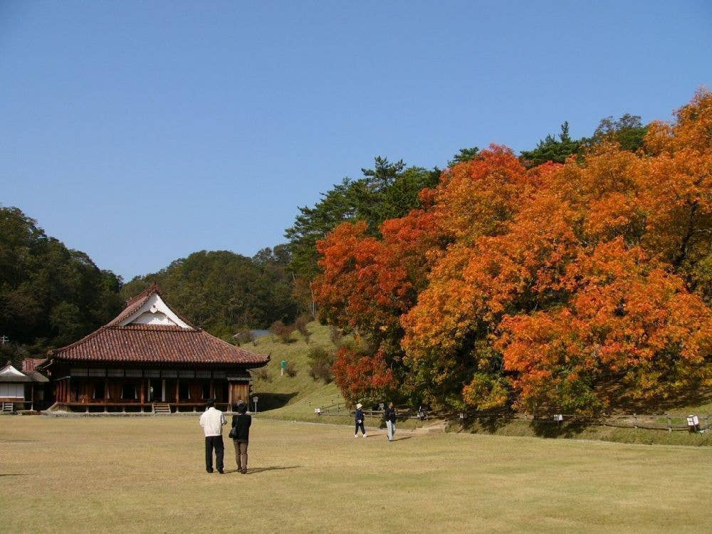 旧閑谷学校の紅葉